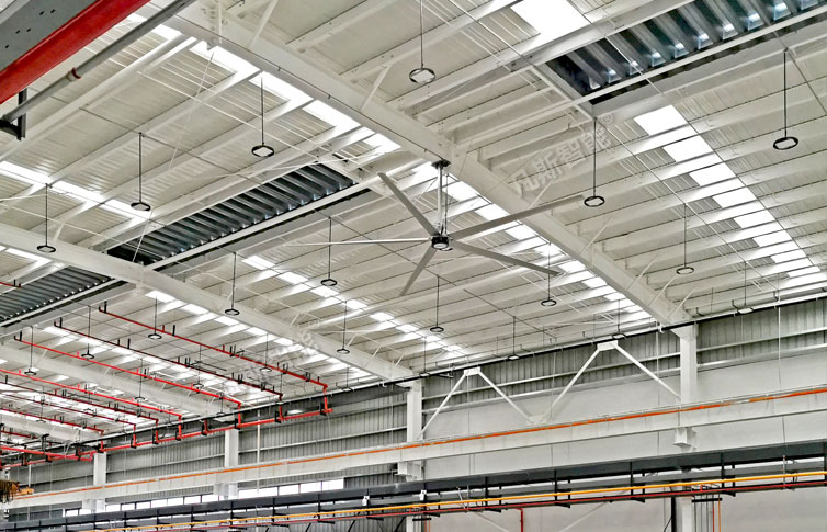 梅雨季倉庫除濕用工業(yè)大風扇